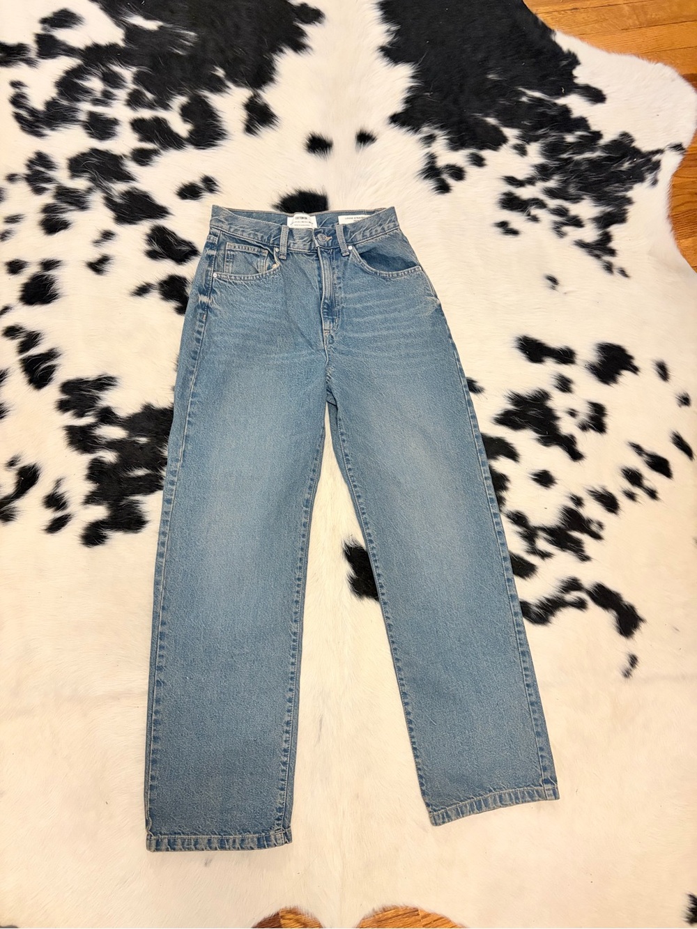 Cotton On Light Blue Relaxed Straight Jeans